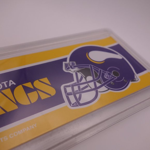 P & K PRODUCTS COMPANY MINNESOTA VIKINGS MAGNETIC STICKER! *New in Package* - Picture 3 of 6